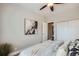 Comfortable bedroom with a large bed, simple decor, and ample closet space at 3956 Kalamath St, Denver, CO 80211