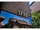 Close up of the building name, Spire, and a reflection of a building across the street at 891 14Th St # 2105, Denver, CO 80202