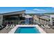 Rooftop pool and sun deck offering a luxurious outdoor amenity with city and mountain views at 891 14Th St # 2105, Denver, CO 80202