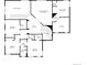 Second-floor floorplan showcases the layout of the primary bedroom, bathrooms, and additional bedrooms at 11522 Trona Ct, Parker, CO 80138