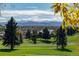 Expansive aerial view with lush greenery, trees, and distant mountains at 4429 Winona Ct, Denver, CO 80212