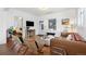 Cozy living room with hardwood floors, lots of natural light, and an open layout at 4429 Winona Ct, Denver, CO 80212