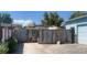 Fenced backyard providing privacy and security at 160 Utica St, Denver, CO 80219