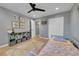 Bright bedroom with colorful accents and ample closet space at 9416 Mcshane Ct, Parker, CO 80134