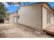 Backyard featuring a small raised platform and the back of the house at 8401 Sandreed Cir, Parker, CO 80134
