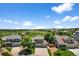 Stunning aerial view showcases a well-maintained neighborhood at 16863 Trail View Cir, Parker, CO 80134