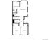Third floor plan displaying the location of the bedrooms and bathrooms at 16863 Trail View Cir, Parker, CO 80134
