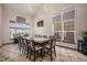 Spacious dining room with tile floors and large windows at 13486 Clayton St, Thornton, CO 80241