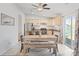 Cozy kitchen features eat-in dining, stainless steel appliances, and granite countertops at 8408 Everett Way # B, Arvada, CO 80005