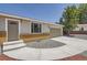 Lovely home with a tidy front yard, a two-car garage, and an attractive front entrance with modern lighting at 16273 E Brown Pl, Aurora, CO 80013