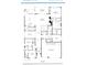 Detailed floor plan showcasing the layout of a 3-4 bedroom home at 3705 Backslope Ln, Castle Rock, CO 80108