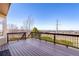 Enjoy expansive views from this outdoor deck, ideal for relaxation and entertaining at 9239 Erminedale Dr, Lone Tree, CO 80124
