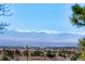 Picturesque mountain views visible from the property and surrounding neighborhood at 9239 Erminedale Dr, Lone Tree, CO 80124