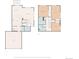 A detailed floor plan showing the layout of rooms on both floors of the property at 17127 Lark Water Ln # D, Parker, CO 80134