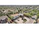 Aerial view of a residential neighborhood featuring a two-story home at 4670 W Nevada Pl # A, Denver, CO 80219