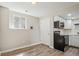 Kitchen and dining room featuring modern stainless steel appliances at 4670 W Nevada Pl # A, Denver, CO 80219