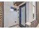 Modern front door with glass and sleek design at 1583 Grove St # 5, Denver, CO 80204
