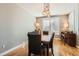 Elegant dining room with modern light fixture at 1145 S Logan St, Denver, CO 80210