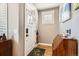 Bright entryway with wood floors and stylish decor at 1145 S Logan St, Denver, CO 80210