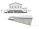 Exterior rendering of a modern metal home featuring a covered porch and balcony at 14550 Arfsten Rd, Larkspur, CO 80118