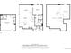Detailed floor plan showcasing the layout of the home, including living areas and bedrooms at 2560 Blake # 101, Denver, CO 80205