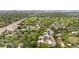 Scenic aerial view showcases the community's strategic location near a golf course, highway, and lush green spaces at 701 Harlan St # E53, Lakewood, CO 80214