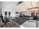 Spacious garage gym with rubber floors, great views, and lots of natural light perfect for exercising at 20 W Ranch Trl, Morrison, CO 80465