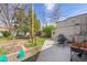 Spacious backyard patio with grilling and garden area at 2616 Utica St, Denver, CO 80212