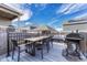 Private deck with seating area, perfect for outdoor entertaining at 14021 Scarlet Sage St, Parker, CO 80134