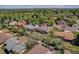 A great aerial view of the property, backyard and the quiet neighborhood at 433 S Vaughn Way, Aurora, CO 80012