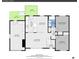 Detailed floorplan showcasing the layout of this home including room dimensions and garage at 433 S Vaughn Way, Aurora, CO 80012