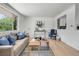 Open living room featuring large windows and modern furnishings at 433 S Vaughn Way, Aurora, CO 80012