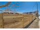 Newly installed wooden fence providing privacy for the backyard at 1540 Zenobia St, Denver, CO 80204