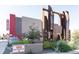 An exterior view of a modern style movie theatre with minimalist decor at 1540 Zenobia St, Denver, CO 80204