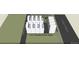 An architectural rendering shows a proposed townhouse project with Zenobia street access at 1540 Zenobia St, Denver, CO 80204