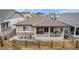 Aerial view of home with covered patio, barbecue area, and fenced yard at 5331 Routt Ct, Arvada, CO 80002