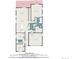 Detailed floorplan showcasing the layout of the first floor, noting dimensions of each room at 5331 Routt Ct, Arvada, CO 80002