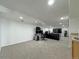 Finished basement featuring recessed lighting, gaming and media areas at 12925 Sierra Cir, Parker, CO 80138
