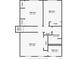 Upstairs floorplan featuring bedrooms, bathrooms, and closet space at 12970 E 47Th Avenue Cir, Denver, CO 80239