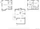 A full floor plan showing the layout for the first, second and third floors at 31219 Florence Rd, Conifer, CO 80433