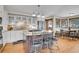 Kitchen featuring stainless steel appliances and a center island with a gas cooktop at 27100 Molly Dr, Conifer, CO 80433