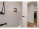 Tiled bathroom with shower and bath at 3318 S Dayton Ct, Denver, CO 80231