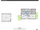 Floorplan of the house, showing layout of rooms, dimensions, and garage at 2791 Quarterland St, Strasburg, CO 80136