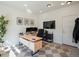Well-lit home office featuring a modern desk setup and stylish decor at 2721 W 167Th Pl, Broomfield, CO 80023