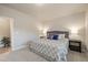 Bedroom with carpet, neutral paint, and bedside lamps at 16113 Enchanted Peak Way, Monument, CO 80132