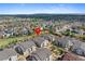 Aerial view highlighting the community's proximity to green spaces and residential areas at 4500 Copeland Cir # 104, Highlands Ranch, CO 80126