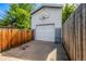 Detached one-car garage with basketball hoop and private alley access at 3116 S Lincoln St, Englewood, CO 80113