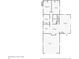 Detailed first floor plan featuring kitchen, dining room, living room, bedrooms, and garage at 32392 Lodgepole Dr, Evergreen, CO 80439