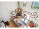 Living room area with wood-burning stove and natural light at 32392 Lodgepole Dr, Evergreen, CO 80439