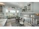 Charming breakfast nook with a cozy window seat, stylish decor, and lovely views, perfect for morning coffee at 3488 Dawson Rd, Sedalia, CO 80135